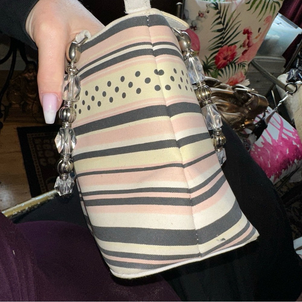 Kate‎ spade stripped bag - Picture 8 of 13
